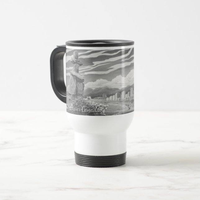 Vancouver BC Canada Coffee Cups Mugs & Glasses (Front Left)