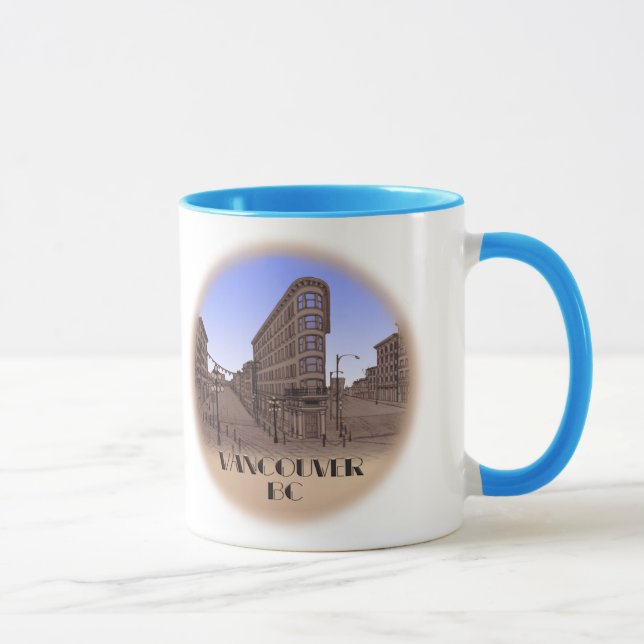 Vancouver BC Canada Coffee Cups Mugs & Glasses (Right)