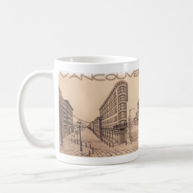 Vancouver BC Canada Coffee Cups Mugs & Glasses (Left)