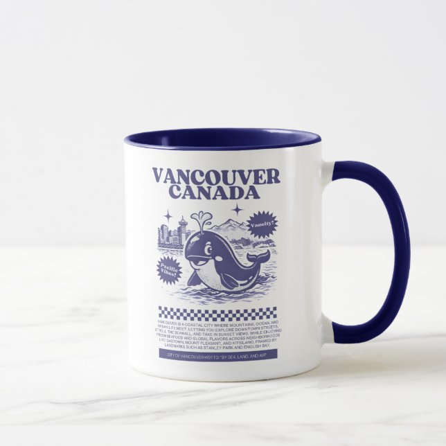 Vancouver BC Canada  Mug (Right)