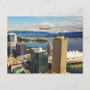 Vancouver, BC Cityscape Postcard