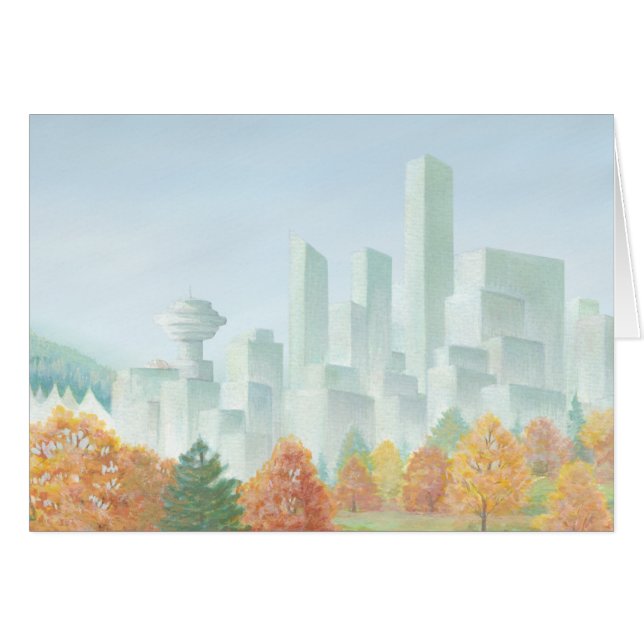 Vancouver BC Souvenir Cards Vancouver Art Cards (Front Horizontal)