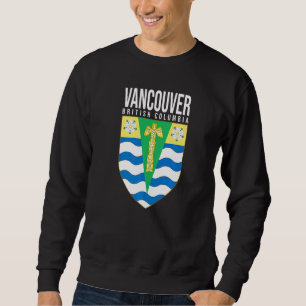 Vancouver British Columbia Canada Coat Of Arms Bc Sweatshirt