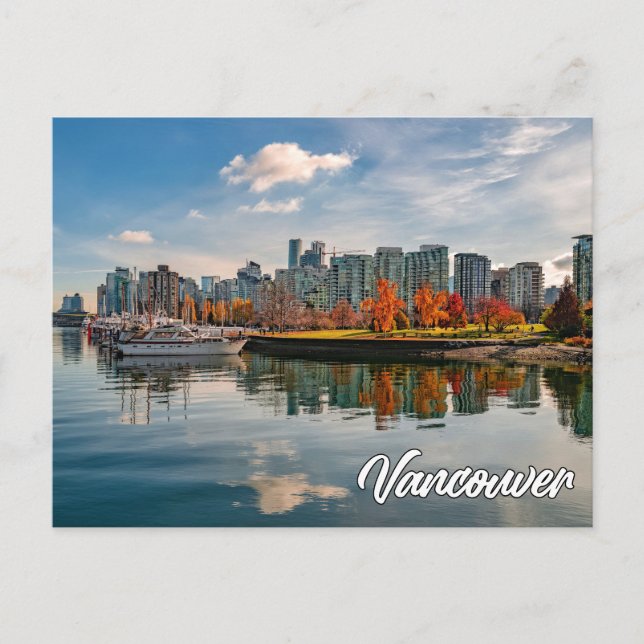 Vancouver, British Columbia, Canada Postcard (Front)