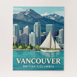 Vancouver British Columbia Harbour Landscape 🌲 Jigsaw Puzzle