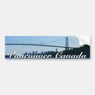 Vancouver Bumper Sticker Vancouver Souvenir Gifts