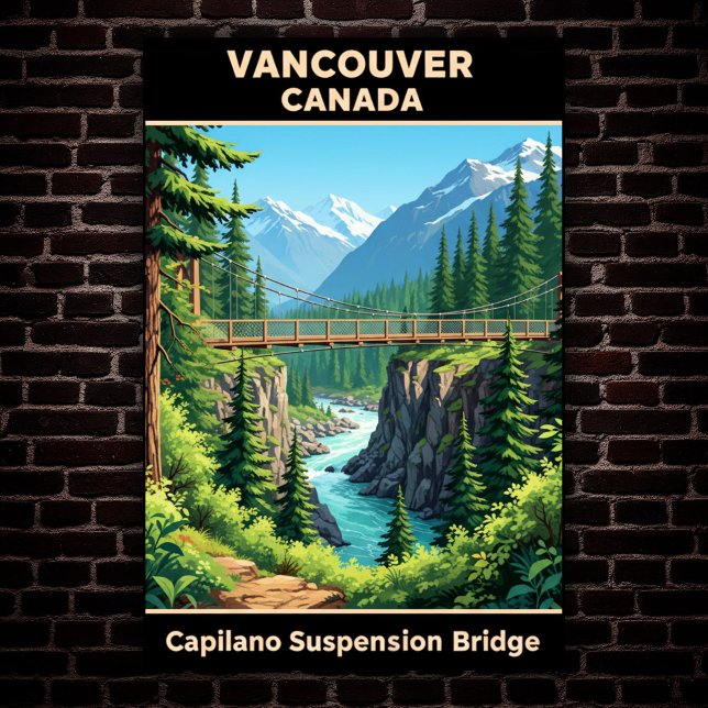 Vancouver, Canada: 1960s Vintage Travel Poster (Creator Uploaded)