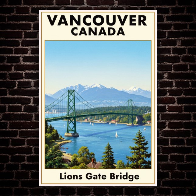 Vancouver, Canada: 1960s Vintage Travel Poster (Creator Uploaded)
