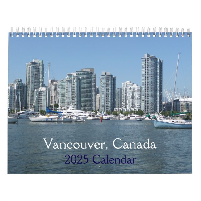Vancouver, Canada 2025 Calendar (Cover)