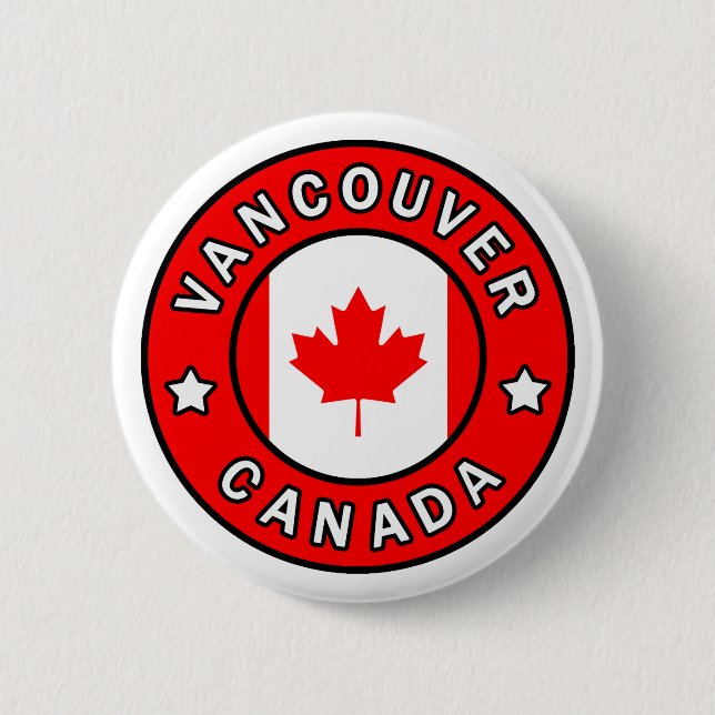 Vancouver Canada 6 Cm Round Badge (Front)