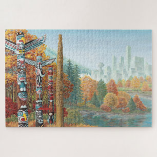 Vancouver Canada Art Puzzles - Two Worlds