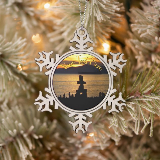 Vancouver Canada Christmas Ornaments Personalised (Tree)