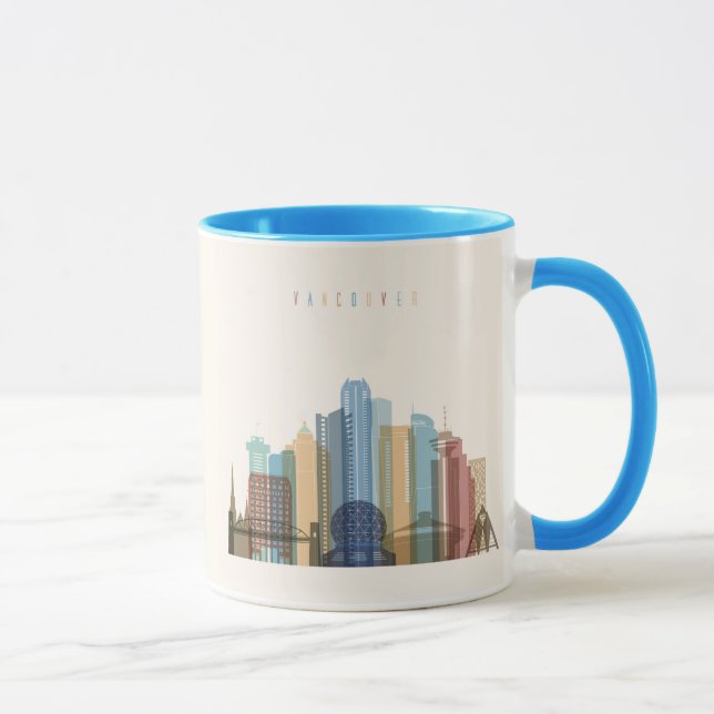 Vancouver, Canada | City Skyline Mug (Right)