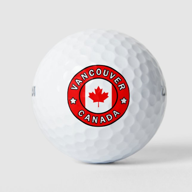 Vancouver Canada Golf Balls (Front)