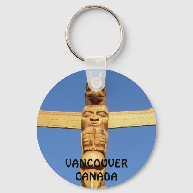 Vancouver Canada Key Chain Vancouver Souvenirs (Front)
