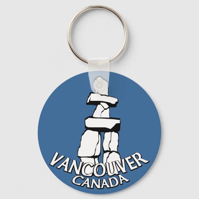 Vancouver Canada Key Chain Vancouver Souvenirs (Front)