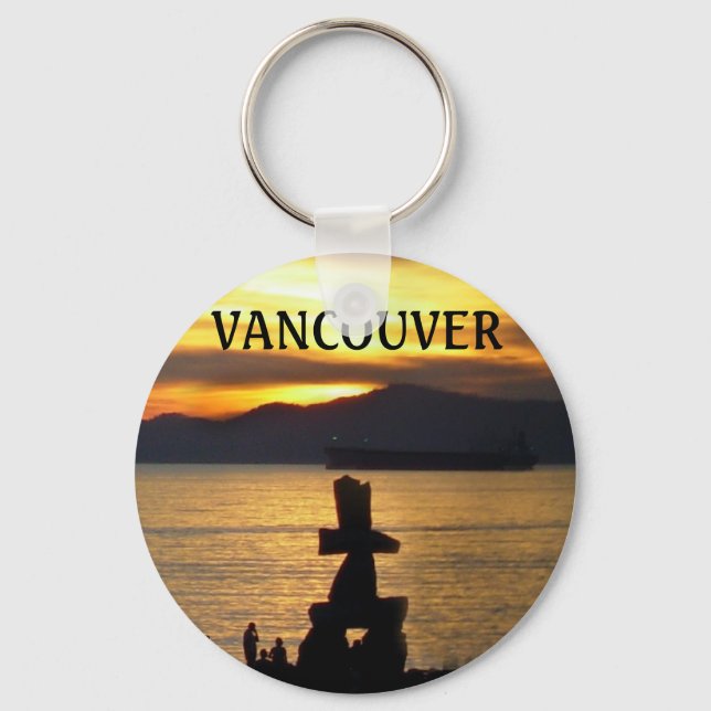 Vancouver Canada Key Chain Vancouver Souvenirs (Front)