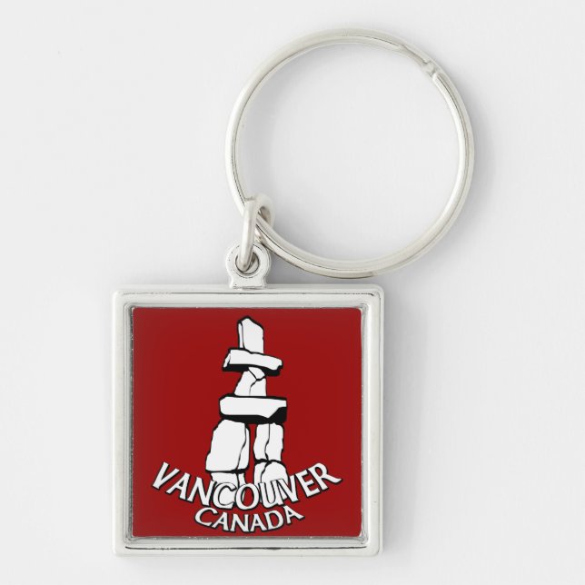 Vancouver Canada Key Chain Vancouver Souvenirs (Front)