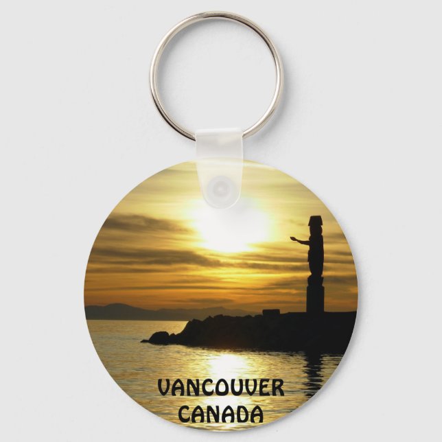 Vancouver Canada Key Chain Vancouver Souvenirs (Front)
