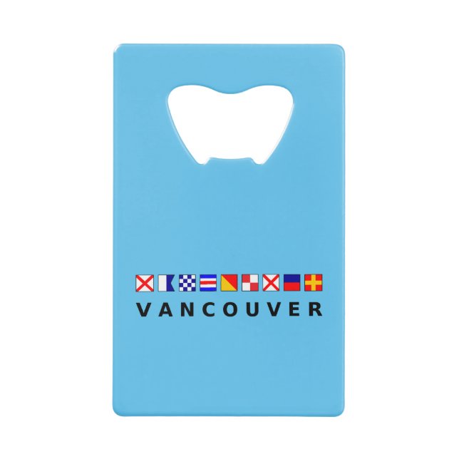 Vancouver Canada Nautical Sailing Flags Color (Front)