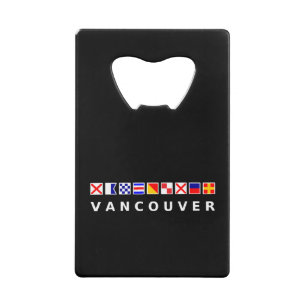 Vancouver Canada Nautical Sailing Flags Dark Color