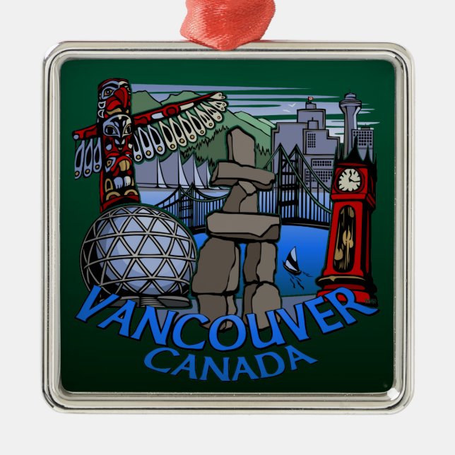 Vancouver Canada Ornament Souvenir Decoration (Front)