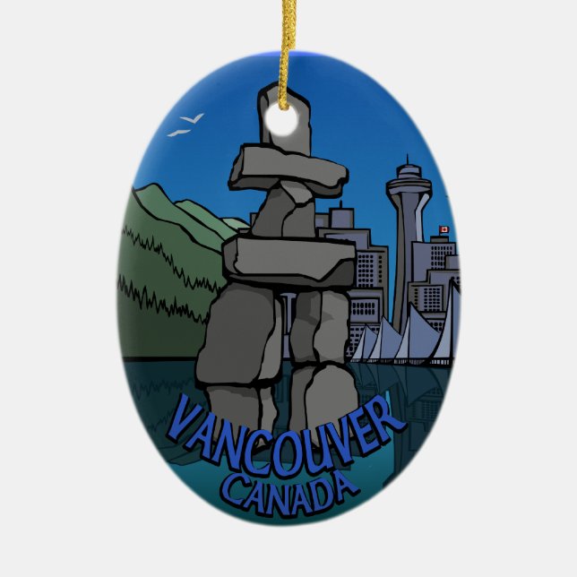 Vancouver Canada Ornament Souvenir Decoration (Front)