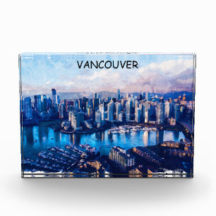 Vancouver Canada Panorama View Photo Block