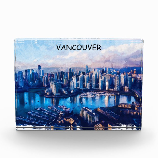Vancouver Canada Panorama View Photo Block (Front)