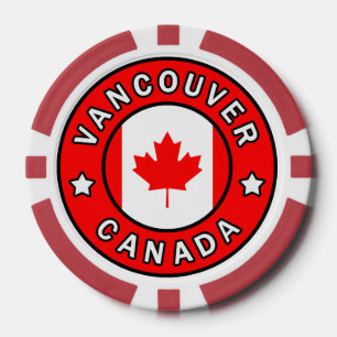 Vancouver Canada Poker Chips