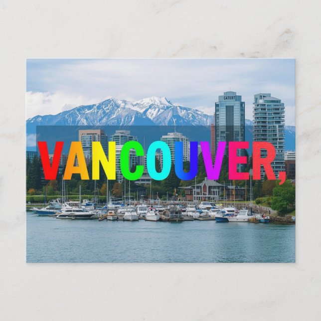 Vancouver canada postcard (Front)