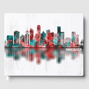 Vancouver Canada Skyline Guest Book