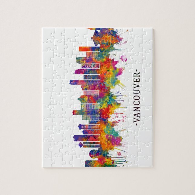 Vancouver Canada Skyline Jigsaw Puzzle (Vertical)
