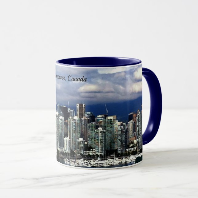 Vancouver, Canada skyline Mug (Front Right)