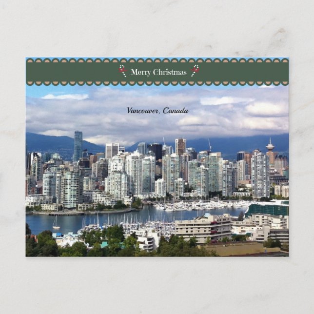 Vancouver Canada Skyline Postcard (Front)