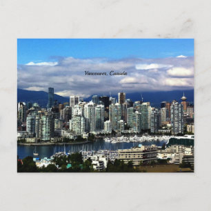 Vancouver, Canada skyline  Postcard