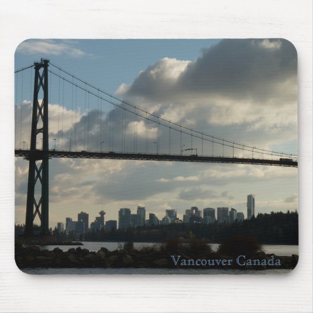 Vancouver Canada Souvenir Mouse Pad Vancouver Gift (Front)