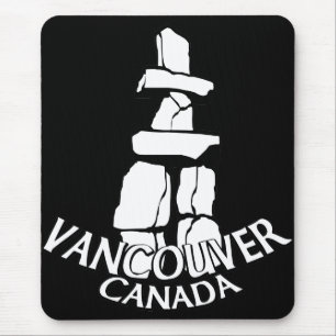 Vancouver Canada Souvenir Mousepad Inukshuk