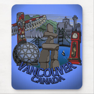 Vancouver Canada Souvenir Mousepad Landmark Gifts