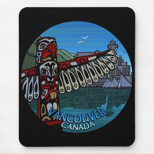 Vancouver Canada Souvenir Mousepad Vancouver Gifts (Front)