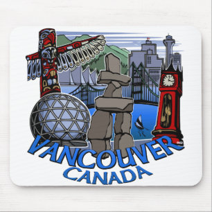 Vancouver Canada Souvenir Mousepad Vancouver Gifts