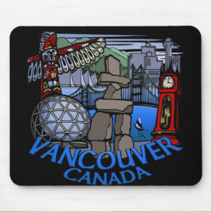 Vancouver Canada Souvenir Mousepad Vancouver Gifts
