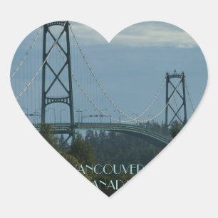 Vancouver Canada Stickers Lions Gate Souvenirs