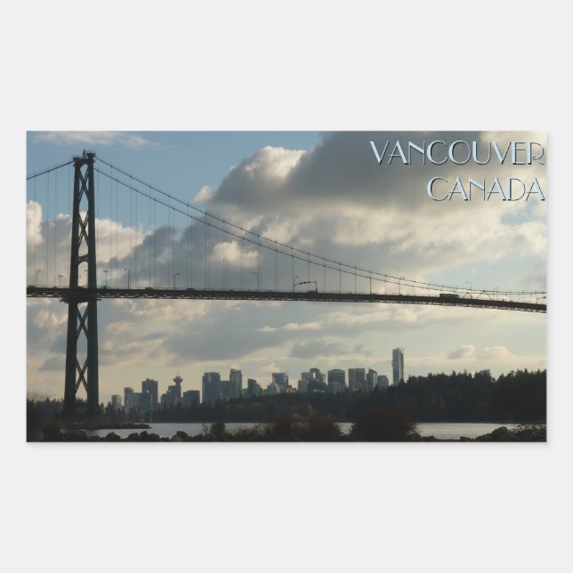 Vancouver Canada Stickers Lions Gate Souvenirs (Front)