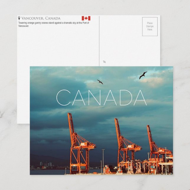 Vancouver, Canada Travel Postcard (Front/Back)