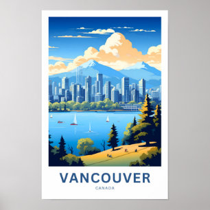 Vancouver Canada Travel Print
