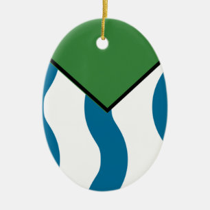 VANCOUVER CERAMIC TREE DECORATION