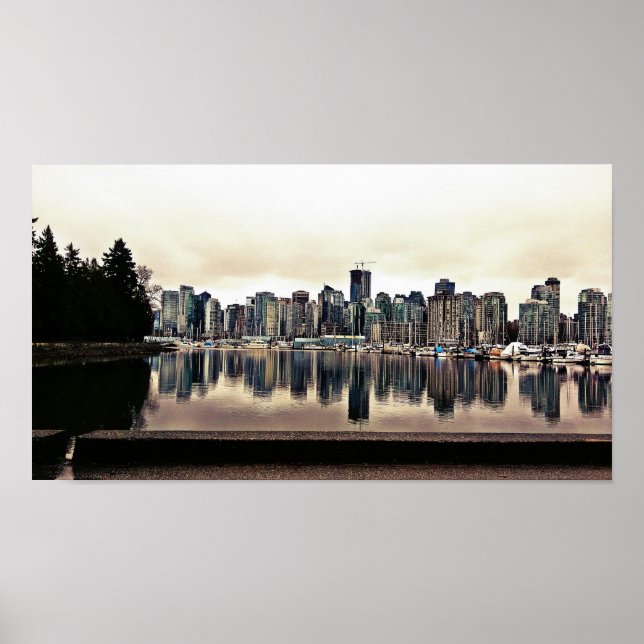 Vancouver City View Poster (Front)