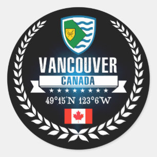 Vancouver Classic Round Sticker