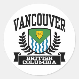 Vancouver Classic Round Sticker